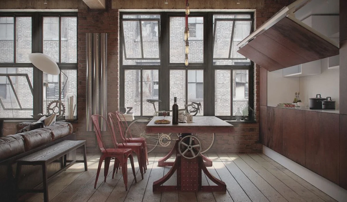 Unique and Characterful Industrial Style